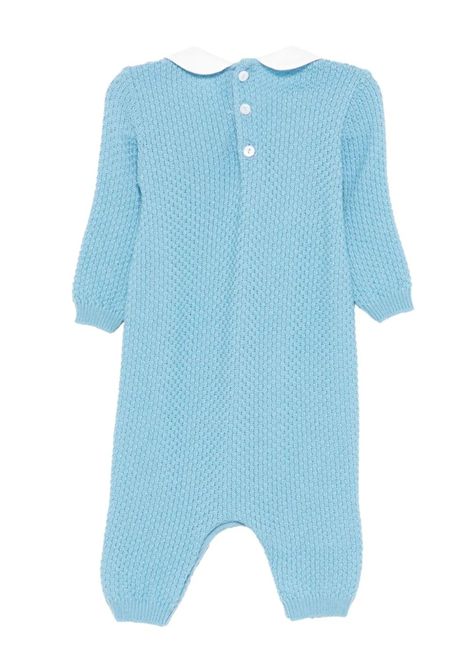Tutina con colletto a contrasto LITTLE BEAR | 2119AZZURRO